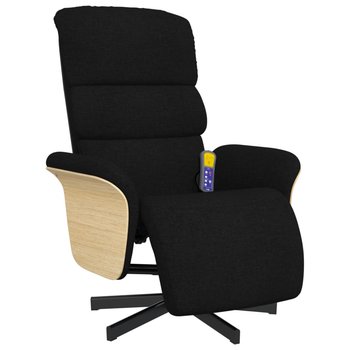 Fotel masujący rozkładany, czarny, 79,5x83x104 cm, - Zakito