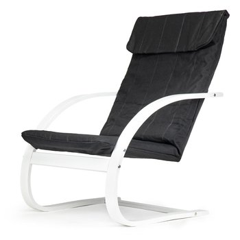 Fotel MODERNHOME, czarno-biały, 96x76x67 cm - Modernhome