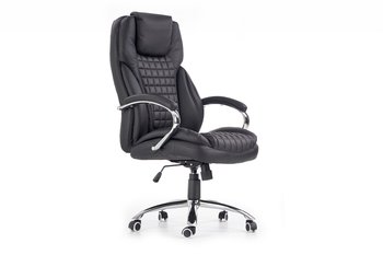 Fotel obrotowy ergonomiczny czarny APORIO - Konsimo