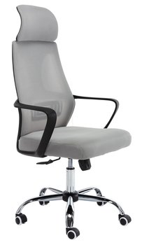 Fotel Obrotowy Krzesło Biurowe Nigel Szary, TopEshop - Topeshop