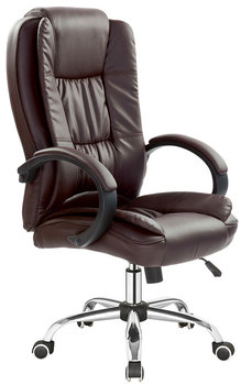 Fotel obrotowy PROFEOS Ariel, ciemnobrązowy, 75x64x110 cm - Profeos