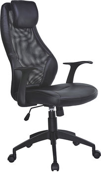 Fotel obrotowy PROFEOS Grand, czarny, 63x64x124 cm - Profeos