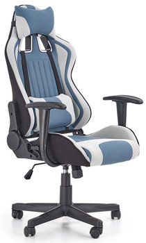 Fotel obrotowy PROFEOS Topix, niebiesko-biały, 60x64x128 cm - Profeos