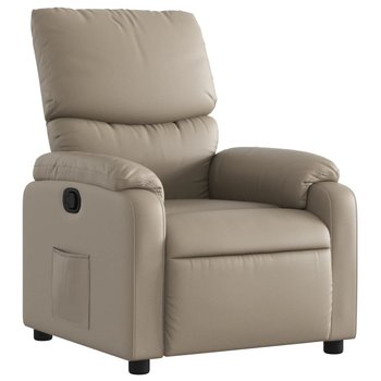 Fotel odchylany, cappuccino, 75x99x99 cm - Zakito