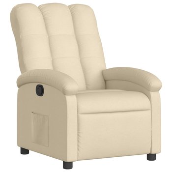 Fotel odchylany kremowy 70x93x101 cm - Zakito