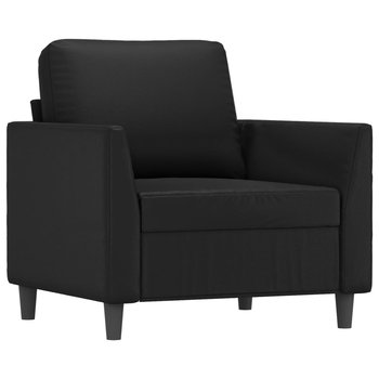 Fotel relaksacyjny 80x77x80 cm, czarny, sztuczna s - Zakito Europe