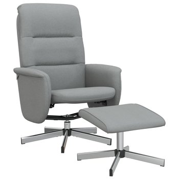 Fotel rozkładany 360°, jasnoszary, 71x75x105 cm - Zakito