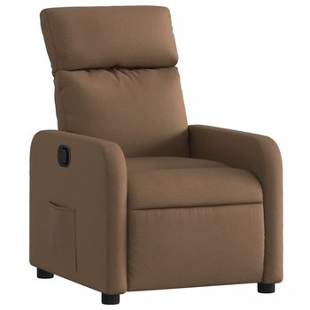 Fotel rozkładany z funkcją odchylania, brązowy, 66 - Zakito