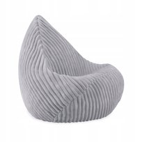 Fotel Sako Pufa dla Dzieci Worek Puffy Lamell Siedzenie Pufa Szary Misioo