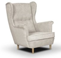 Fotel skandynawski uszak  ELITE beżowy