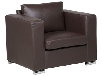 Fotel skórzany brązowy HELSINKI - Beliani
