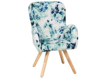 Fotel tapicerowany BELIANI Bjarn, niebieski, 90x60 cm - Beliani