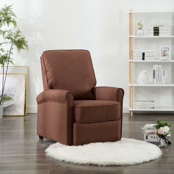 Fotel telewizyjny vidaXL, brązowy, 70x88x96 cm - vidaXL