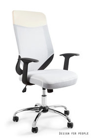Fotel UNIQUE Mobi Plus, biały, 115x50x63 cm-Zdjęcie-0