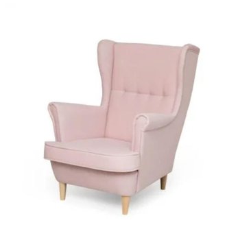 Fotel USZAK ZELLA Mini dla dzieci, różowy - Adams Group