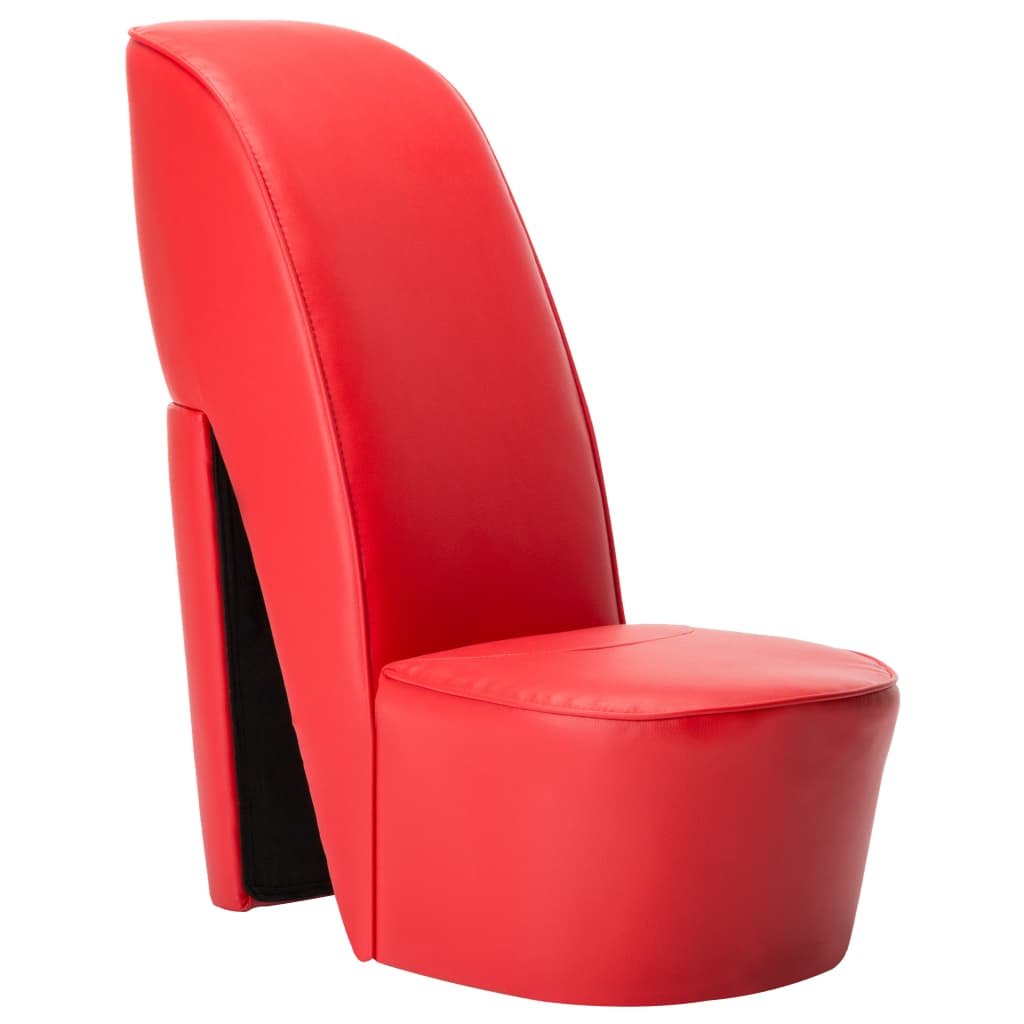 Фото - Диван VidaXL Fotel w kształcie buta , czerwony, 43x82,5x85,5 cm 