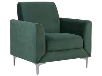 Fotel welurowy BELIANI Fenes, zielony, 52x60 cm - Beliani