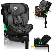 Fotelik samochodowy 40-150cm Obrotowy z Bazą Isofix Montaż Przodem i Tyłem Lionelo Harmony I-Size