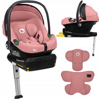 Fotelik samochodowy CERTYFIKAT ADAC zestaw Lionelo Astrid i-Size + Baza