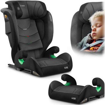Fotelik samochodowy dla dzieci 15-36kg ISOFIX Nukido Louis I-SIZE czarno-szary    - Nukido