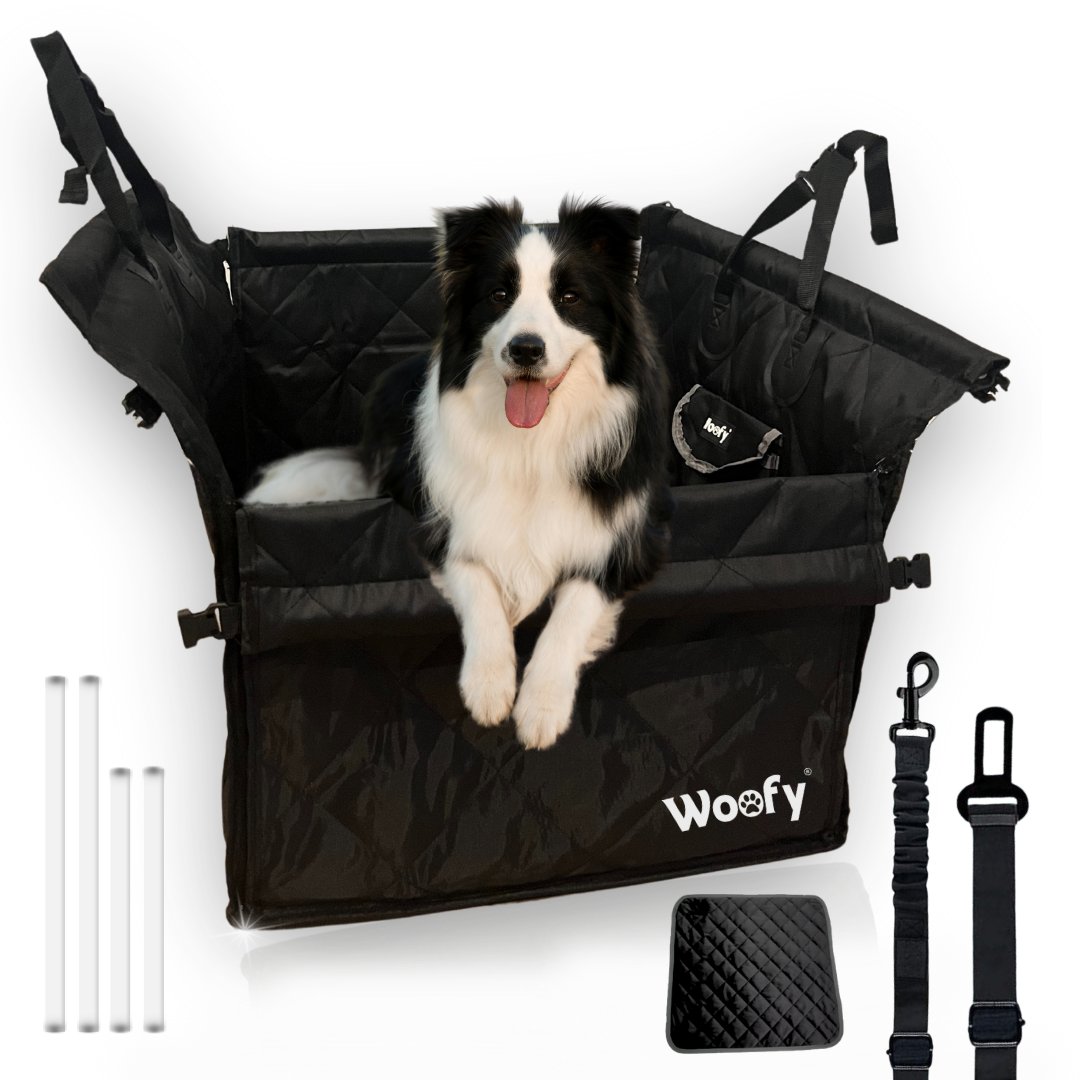 WOOFY Woofy Fotelik Samochodowy Dla Psa Duży Transporter Na Siedzenie Do Samochodu Mata