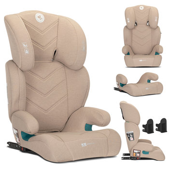 FOTELIK SAMOCHODOWY ISOFIX I-SIZE 100-150CM | BLACK LORELLI SPEED GT + PODDUPNIK BEŻOWY - Lorelli
