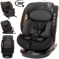 FOTELIK SAMOCHODOWY OBROTOWY ISOFIX 4BABY ROTOFIX 0-36KG I-SIZE 40-150CM GRAPHITE