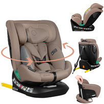 FOTELIK SAMOCHODOWY OBROTOWY PRZÓD TYŁ BASTIAAN ONE I-SIZE 40-150cm Lionelo