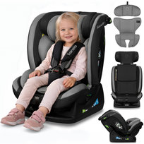 FOTELIK SAMOCHODOWY PRZÓD TYŁ RWF 40-150CM 0-36KG LIONELO AART I-SIZE