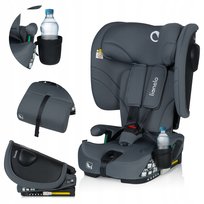 Fotelik samochodowy SKŁADANY 76-150cm ISOFIX 9-36kg SZEROKI Lionelo Nelly