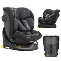 Fotelik samochodowy Totico Travi i-Size 40–150 cm (0–36 kg) obrotowy 360° z ISOFIX Szary