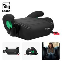 Fotelik samochodowy Tulano Cabby 25, i-Size, szerokie siedzisko, Czarny