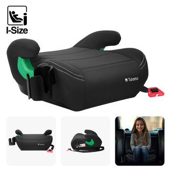 Fotelik samochodowy Tulano Cabby 25, i-Size, szerokie siedzisko, Czarny - Tulano