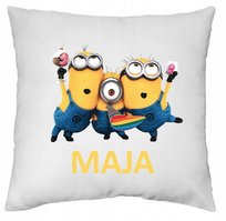 Foto Poduszka Minionki: Wejście Gru Prezent +IMIĘ