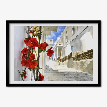 Foto ramka obraz na ścianę TULUP Mykonos Grecja 70x50 cm - Tulup