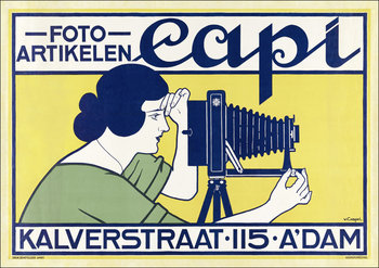Fotoartikelen Capi, Johann Georg van Caspel - plakat 70x50 cm - Galeria Plakatu