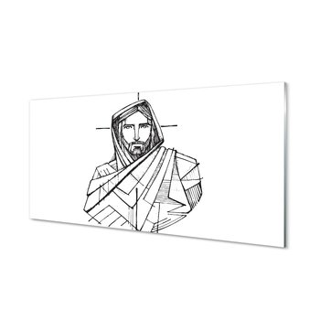 FotoObraz na płótnie TULUP Rysunek Jezus 100x50 cm - Tulup