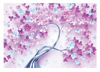 Fototapeta 3D Kwiaty Drzewo Czarodziejska Magnolia Do Sypialni 254X184 - Consalnet