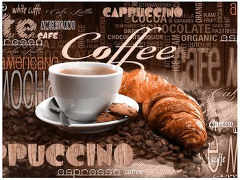 Fototapeta Apetyczna kawa w brązach, 2 elementy, 200x150 cm - Oobrazy