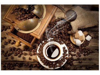 Fototapeta, Aromatyczna kawa, 8 elementów, 368x248 cm - Oobrazy