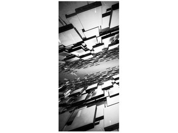 Fototapeta Czarno-biała otchłań, 95x205 cm - Oobrazy