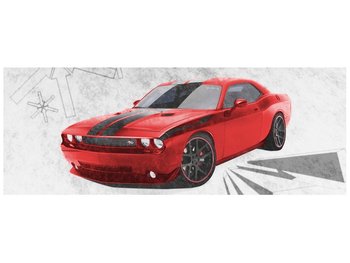 Fototapeta Dodge Challenger Blacktop, 2 elementy, 268x100 cm - Oobrazy