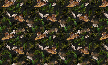 Fototapeta HOMEPRINT Egzotyczne zwierzęta 399x300 cm Vinyl Canvas - HOMEPRINT