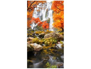 Fototapeta Jesienny wodospad, 2 elementy, 110x200 cm - Oobrazy