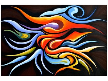 Fototapeta Kobieta w tańcu, 8 elementów, 368x248 cm - Oobrazy