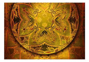 Fototapeta, Mandala: Złoty poemat, 100x70 cm - DecoNest