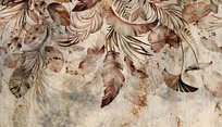 Fototapeta na ścianę do salonu Dekoracja sypialni Wiszące liście 260x390