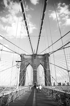 Fototapeta  Nice Wall, Brooklyn Bridge, New York  115x175 cm - Nice Wall