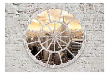 Fototapeta, Nowy Jork: Widok przez okno, 150x105 cm - DecoNest