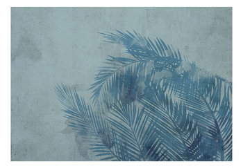Fototapeta, Palmy w błękicie, 100x70 cm - DecoNest